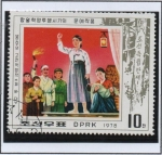 Stamps North Korea -  Opera, Melodía d' Seducción