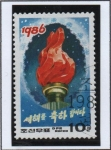 Stamps North Korea -  Año nuevo'86