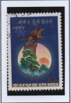 Stamps North Korea -  Año nuevo'89