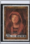 Stamps North Korea -  Pinturas: Rembrandt 375 aniv.d' su nacimiento: Madre d' Rembrandt