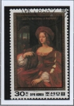 Stamps North Korea -  Retratos d' Raphael: Juana d' Aragon