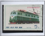 Stamps North Korea -  Locomotoras: Pulgungi eléctrica