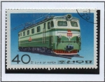 Stamps North Korea -  Locomotoras: Pulgungi eléctrica