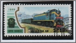 Stamps North Korea -  Locomotoras: Diesel