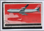 Stamps North Korea -  Aviones d' Pasajeros: Douglas CD-863 y Comte AC-4