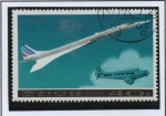 Stamps North Korea -  Aviones d' Pasajeros: Concorde y Wibault 283 Trimotor