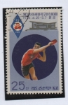 Stamps North Korea -  Campeonatos d' tenis d' mesa. Jugador