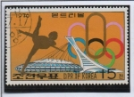 Stamps North Korea -  Juegos Olímpicos d' Montreal:  Gimnasta