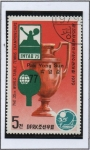 Stamps North Korea -  Campeonato Mudial d' tenis d' masa. Copa d' campeonato