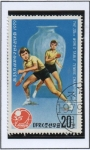 Stamps North Korea -  Campeonato Mudial d' tenis d' masa. Dobles Masculinos