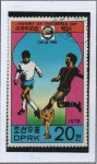 Stamps North Korea -  Historia d' l' copa d' mundo d' Futbol: Chile 1962