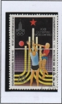 Stamps North Korea -  Juegos Olimpicos d' Moscu: Voleibol