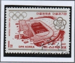 Sellos de Asia - Corea del norte -  Complejo deportivo Chongchun Street: Angol estadio d' Futbol