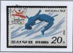 Stamps North Korea -  Barcelona'92 Pruebas Femeninas: Salto d' Altura