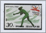 Stamps North Korea -  Barcelona'92 Pruebas Femeninas: Lanzamiento d' Peso