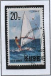 Sellos de Asia - Corea del norte -  Feria Riccione'92: Sailboard