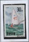 Stamps North Korea -  Feria Riccione'92: Yate d' clase Rager