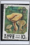 Stamps North Korea -  Hongos: Repandum Hydnum