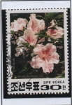 Stamps North Korea -  Flores: Redodendros