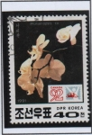 Stamps North Korea -  Flores: Phalaenopsis