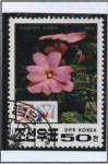 Stamps North Korea -  Flores: Impatiens Sultani