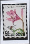 Sellos de Asia - Corea del norte -  Flores: Crinum