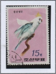 Stamps North Korea -  Cacatua d' cresta d' azufre