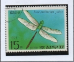 Stamps North Korea -  Libélulas: Julius Partherope Anax