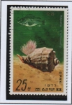 Stamps North Korea -  Peces y Moluscos: Rapana Thomasiana