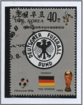 Stamps North Korea -  Campeonato Mundial de Futbol Italia '90: Asociacion Alemana d' Futbol