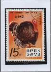 Stamps North Korea -  Pyongyang Zoo: Pavo