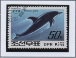 Stamps North Korea -  Ballenas y Delfines: Delfín común