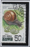 Stamps North Korea -  Caracoles