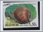 Stamps North Korea -  Moluscos: Lamprotula coreana