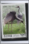 Stamps North Korea -  Aves: Grus vipio