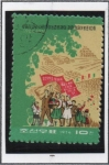 Stamps North Korea -  Tesis sobre l' rural socialista