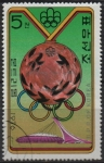 Stamps North Korea -  Ganadores, 21 d' Montreal: Bronce Pistola libre Rudolf Dollinger