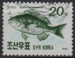 Stamps North Korea -  Peces: Besugo