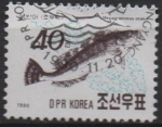 Stamps North Korea -  Peces: Greenling Fat