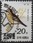 Stamps North Korea -  Aves: Arrendajo