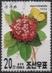 Sellos de Asia - Corea del norte -  Flores: Chinesis Ixora