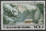 Stamps North Korea -  50 Cumpleaños d' Kim Jong II: Lugar d' nacimiento monte Paektu