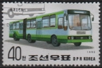 Stamps North Korea -  Transportes:Trolley Bus, Kwangbok Sonyon