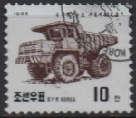 Stamps North Korea -  Maquinaria: Camiones Kumsusan 40 T.