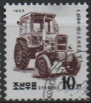 Stamps North Korea -  Tractor Chollima 80