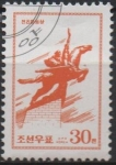 Stamps North Korea -  Estatua Chollima