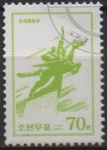 Stamps North Korea -  Estatua Chollima