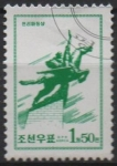 Sellos de Asia - Corea del norte -  Estatua Chollima