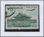 Stamps South Korea -  Pabellon Kyunghoeru