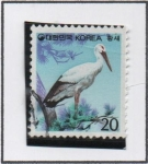 Stamps South Korea -  Cigüeña coreana